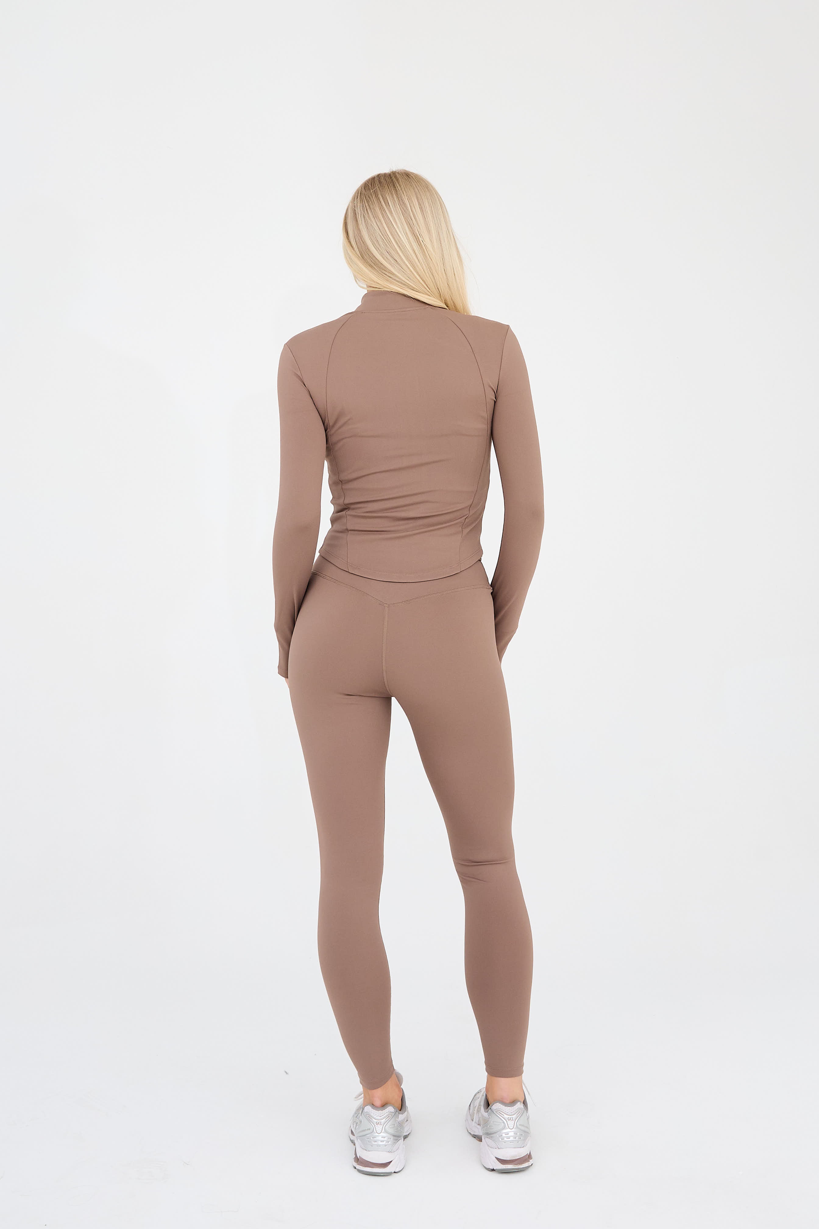 MDA Core Fawn Sculpt Zip Up Set - Zip Up Jacket / Wrap Leggings