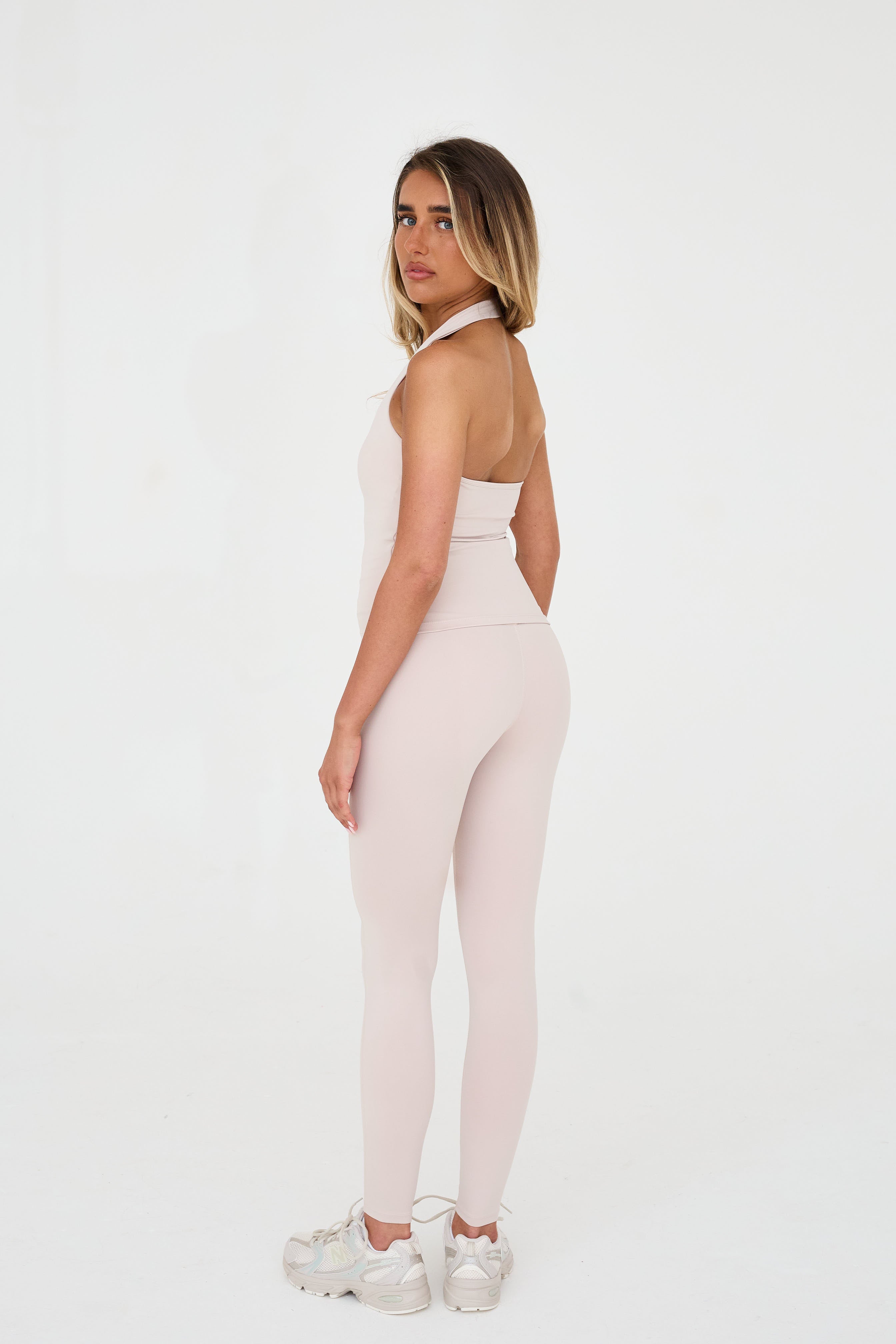 MDA Core Bone Halter Set - Halter Top & Wrap Leggings