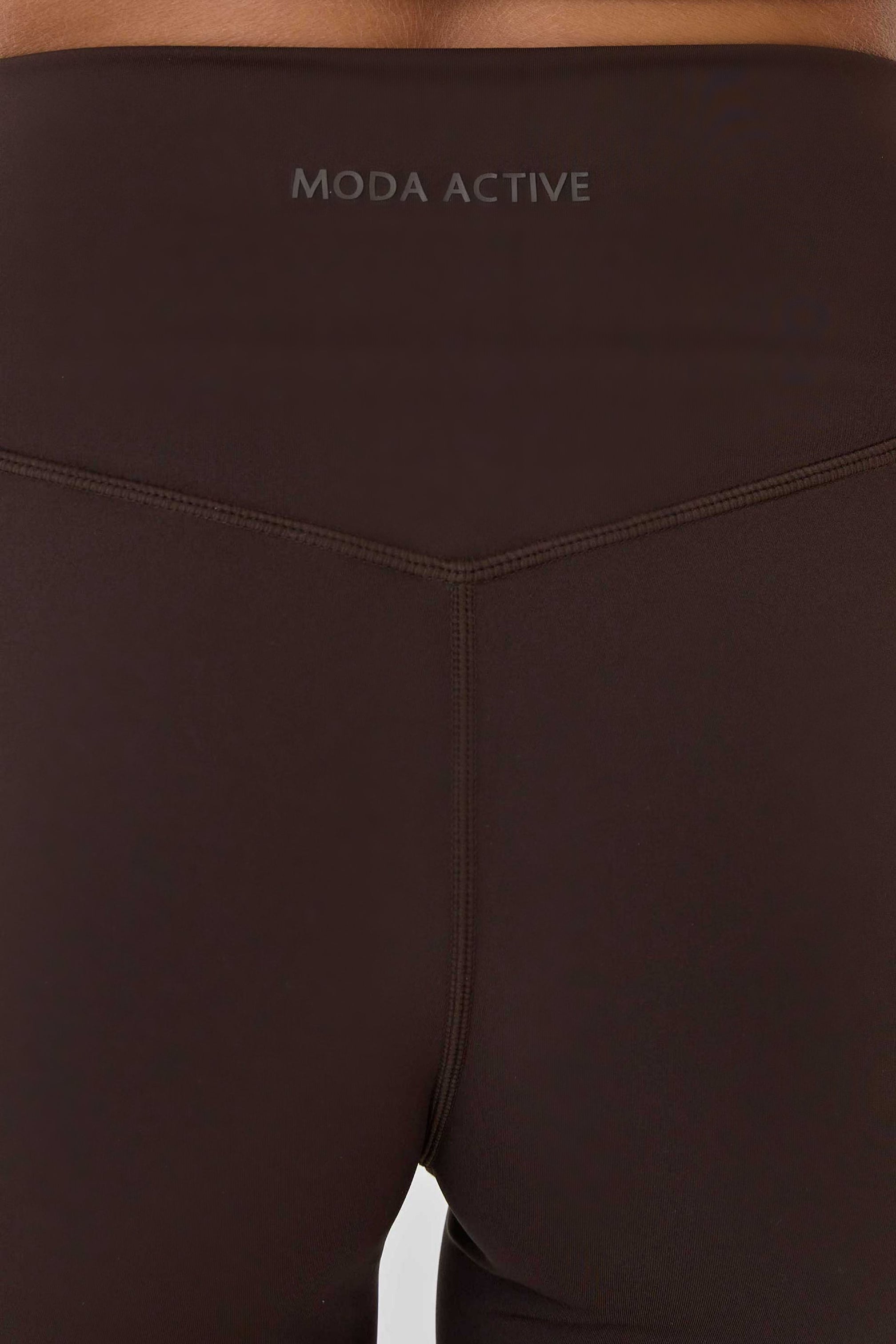 MDA Core Wrap Waist Leggings - Espresso