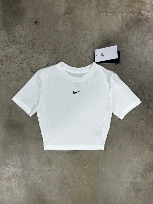 Nike Crop Tee - White