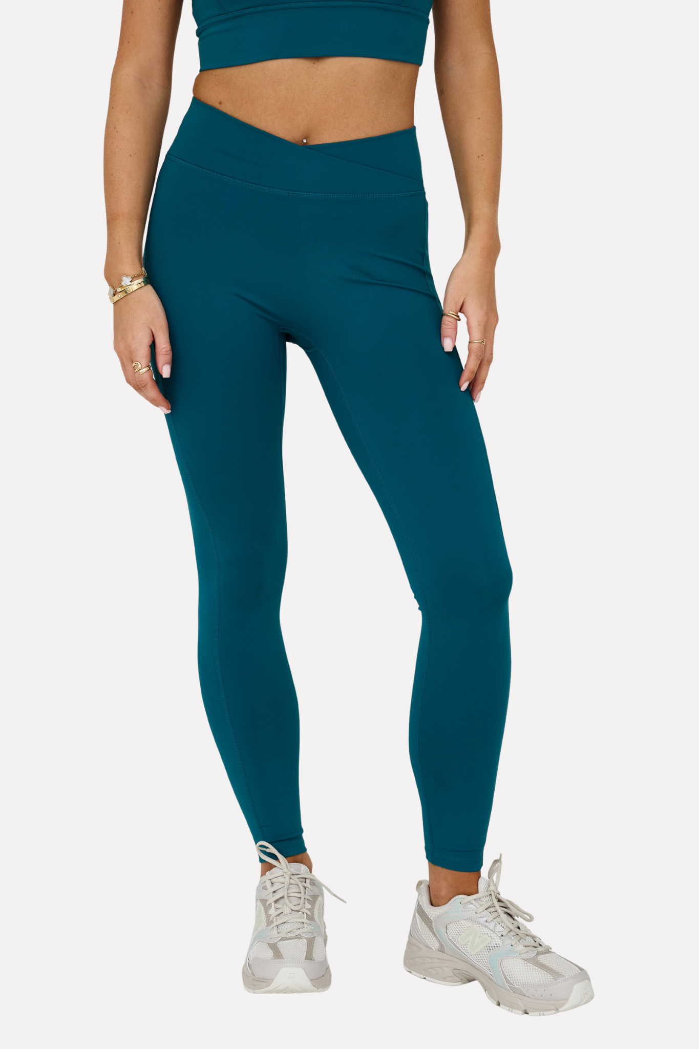 MDA Core Forest Set - Double Strap Bra & Wrap Leggings