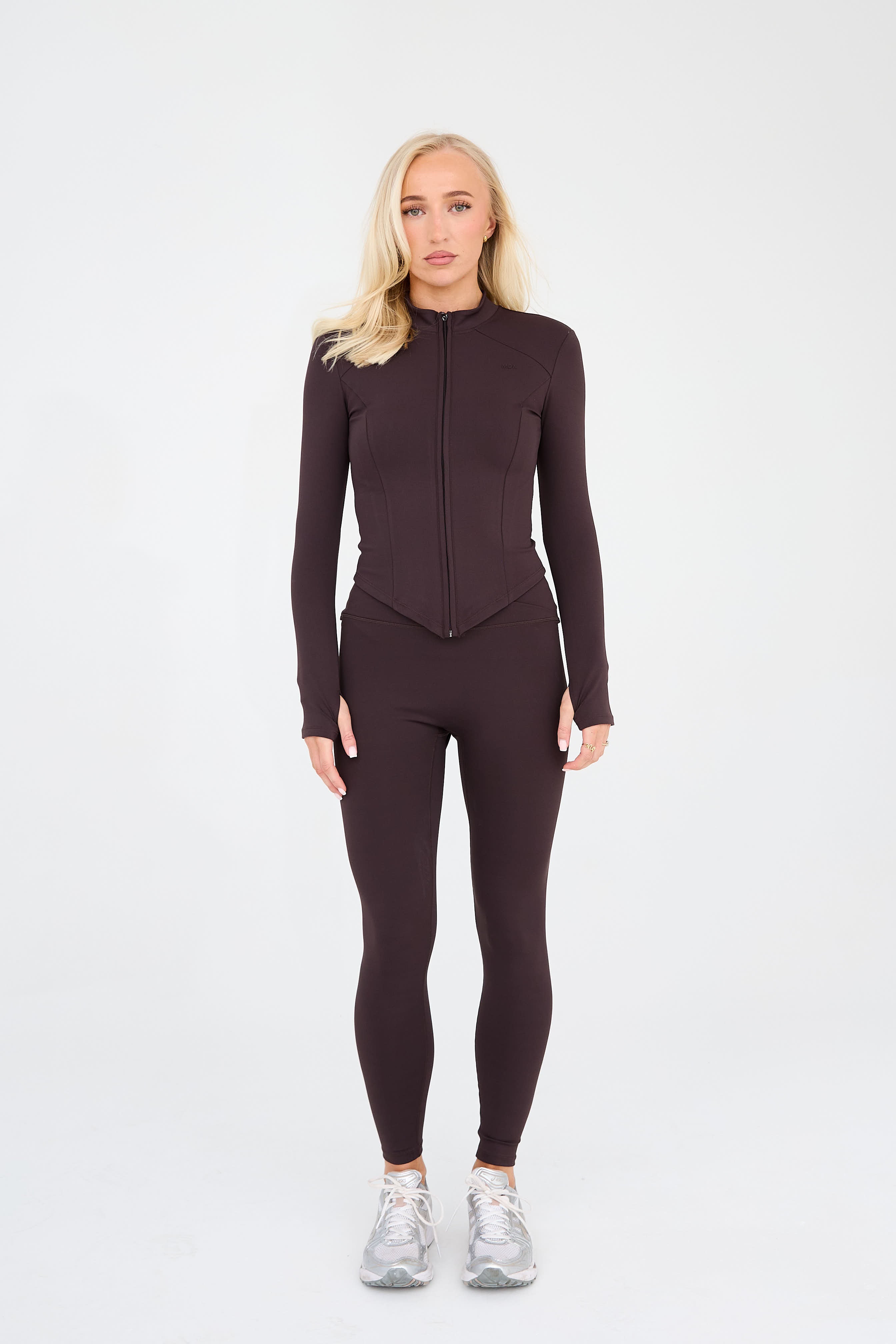MDA Core Sculpt Zip Up Jacket - Cocoa