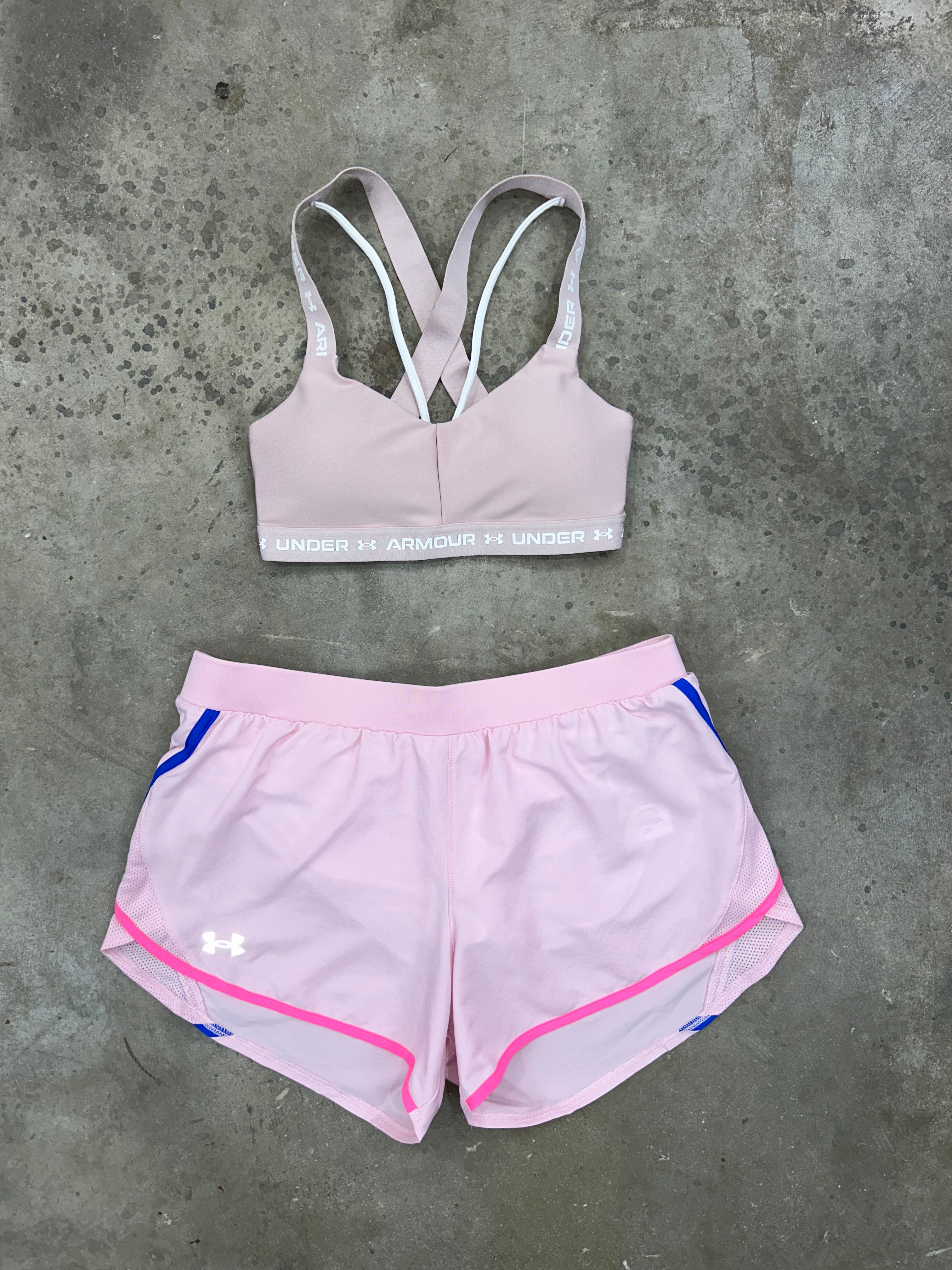 Under Armour Fly Set Sports Bra Shorts