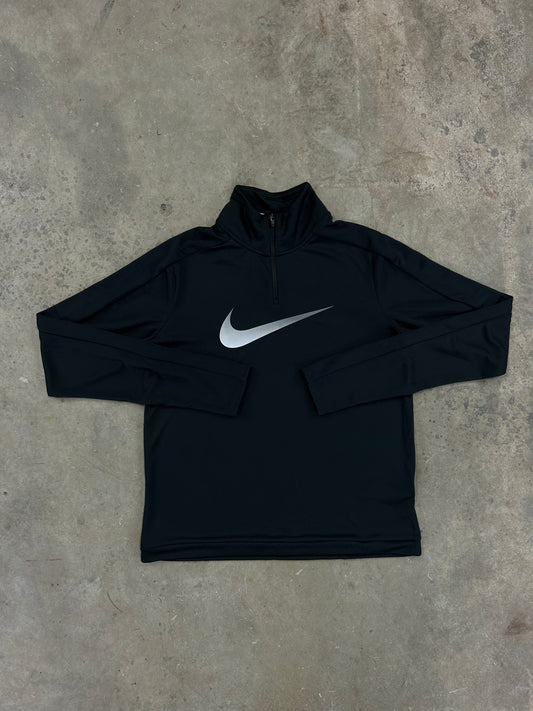Nike Swoosh Half Zip - Black