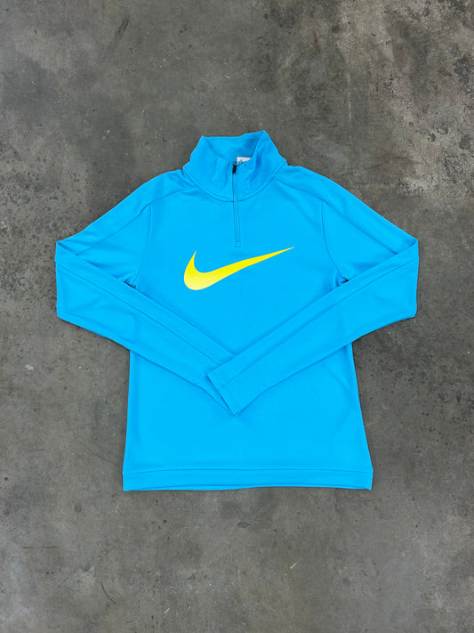 Nike Swoosh Half Zip - Aqua