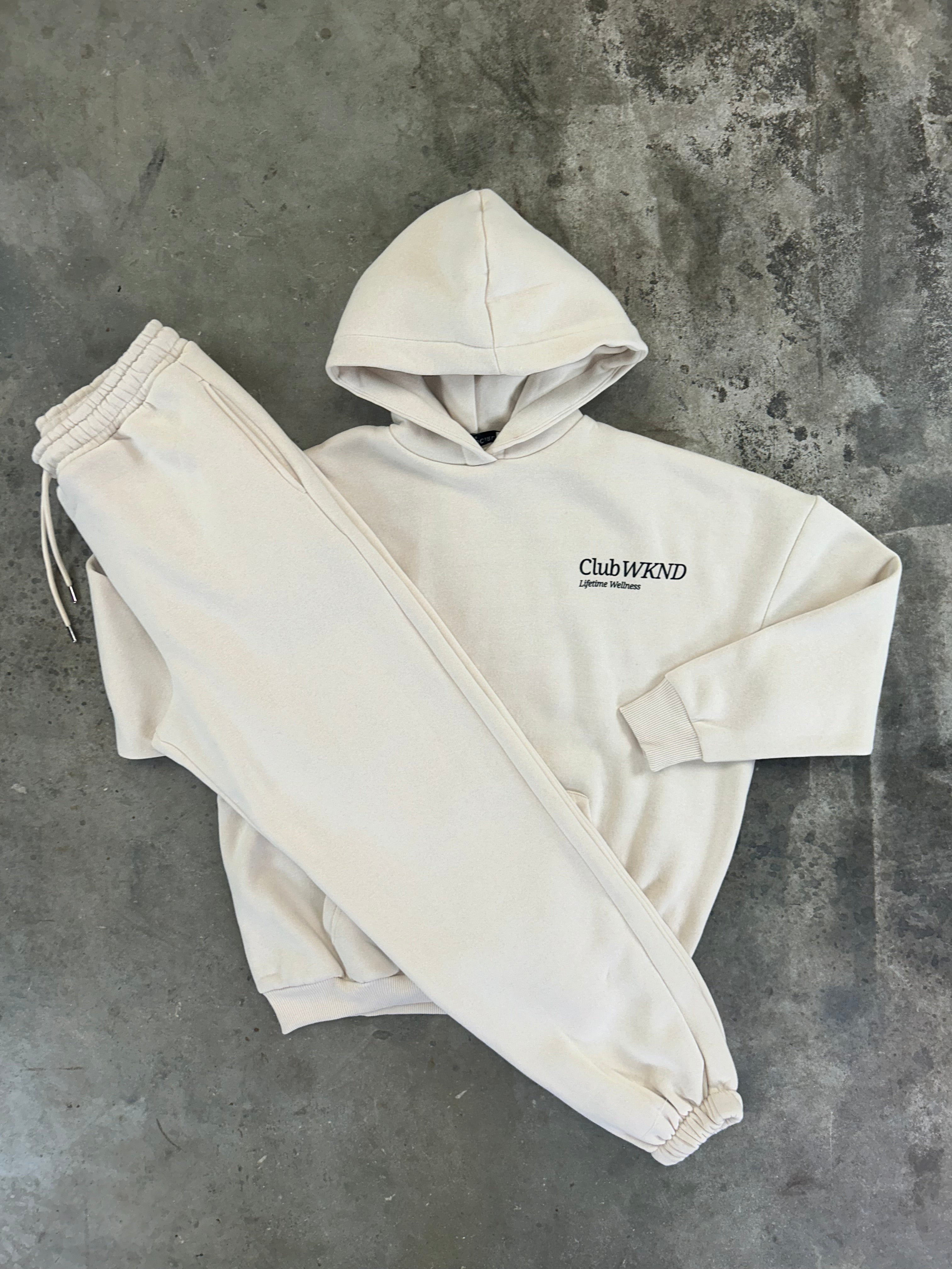 Wknd Girl Club Tracksuit - Cream
