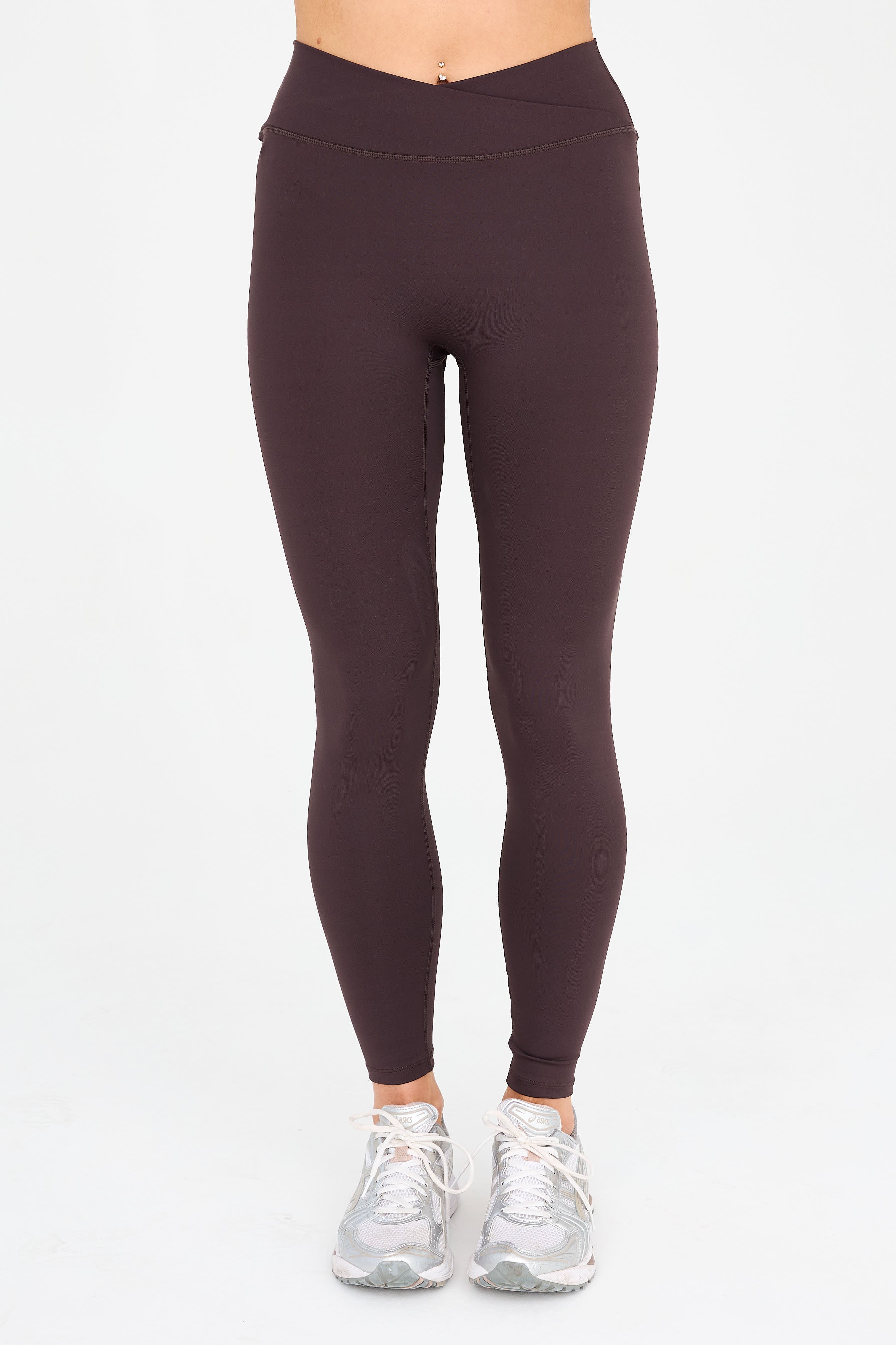 MDA Core Wrap Waist Leggings - Cocoa