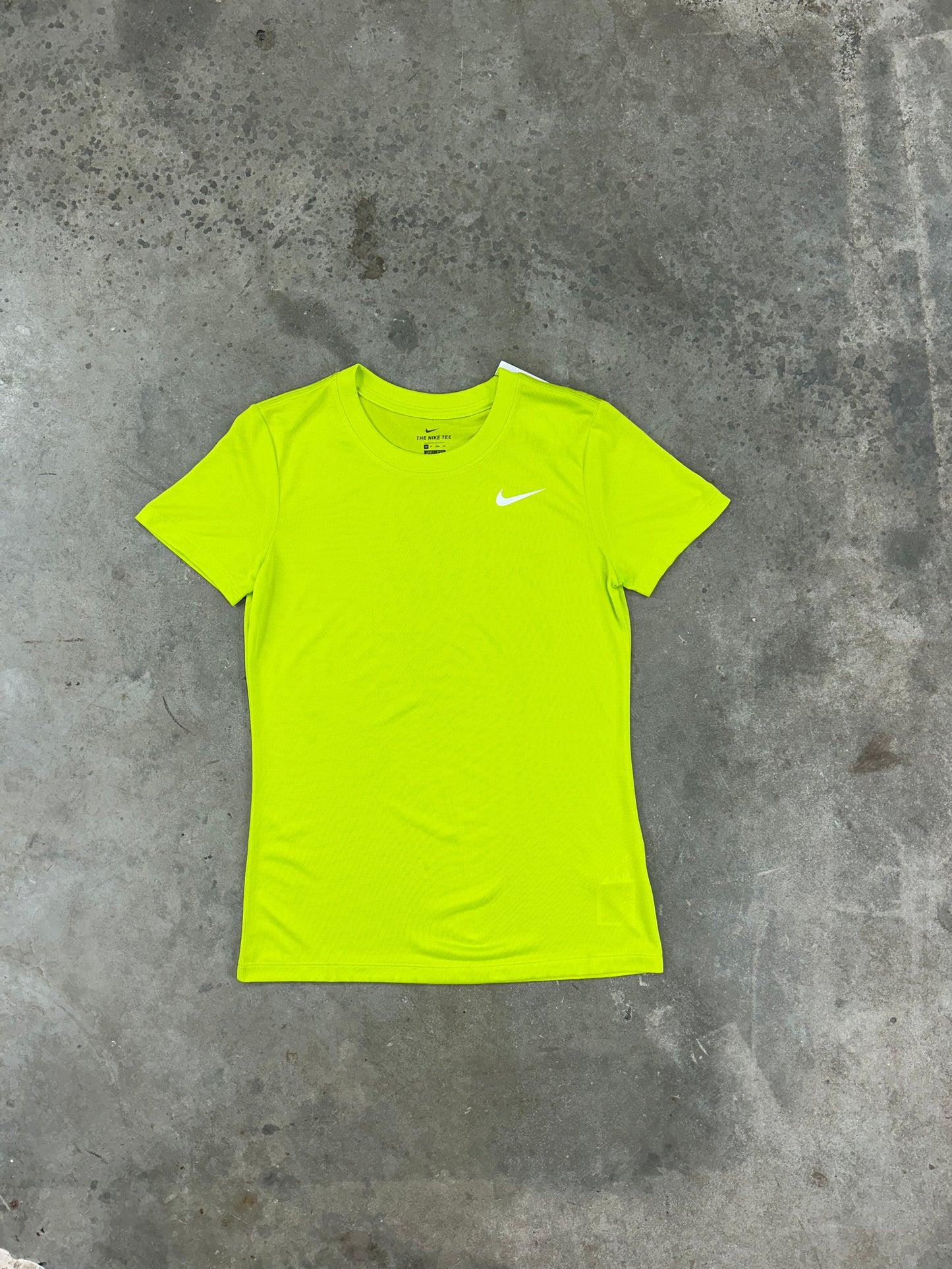Lime green and grey nike shirt cheap