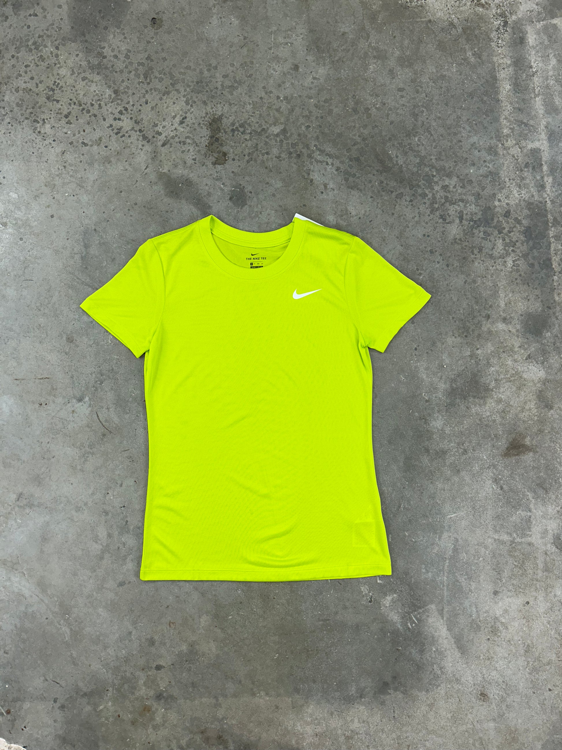 Nike Dri Fit T Shirt Lime