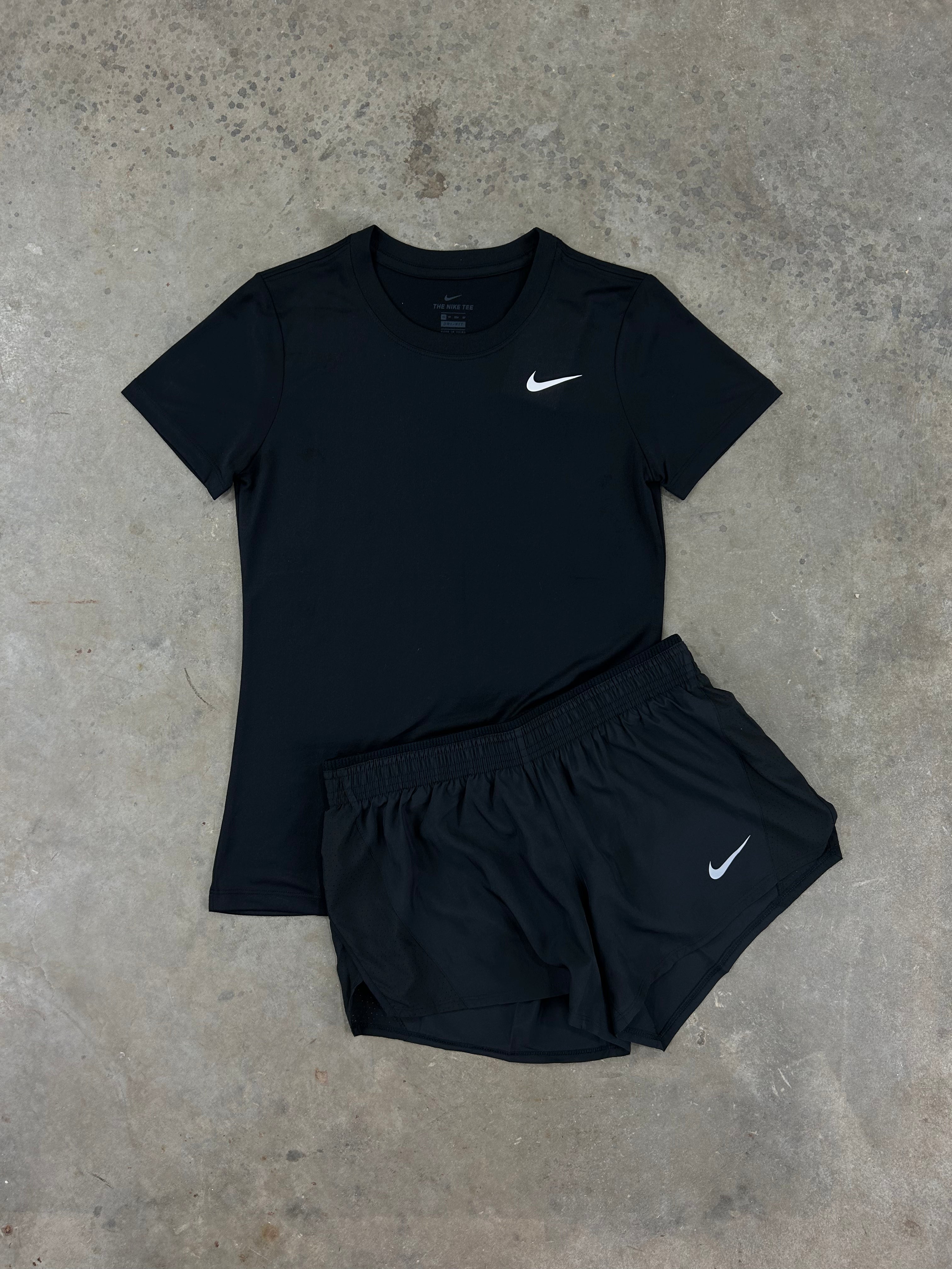Nike shorts and top set shop